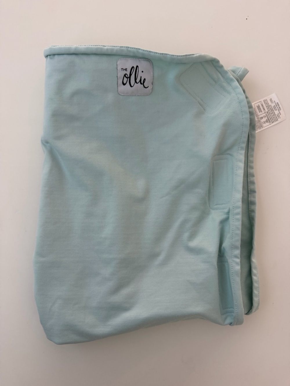 The Ollie Light Blue Kids Swaddle Blanket